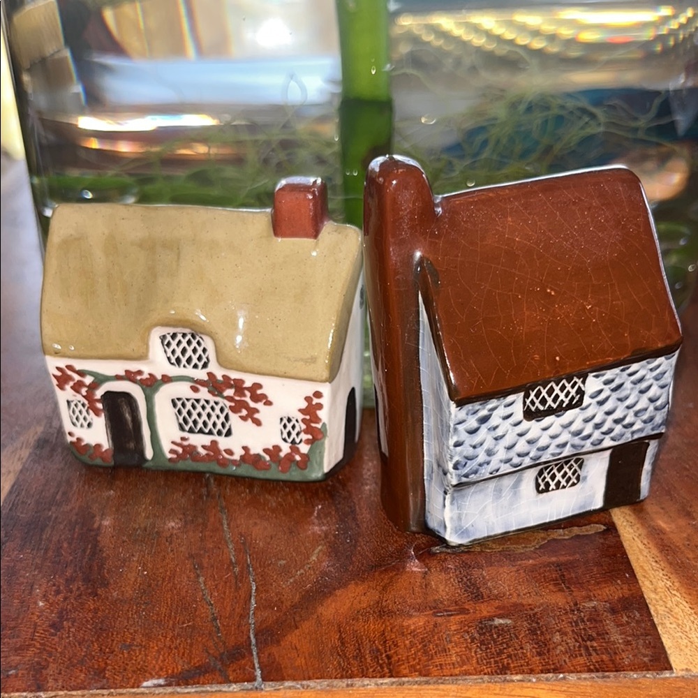 Charming Ceramic Cottage Figurines